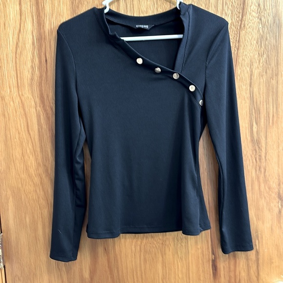 chicme Tops - Women's Black Blouse